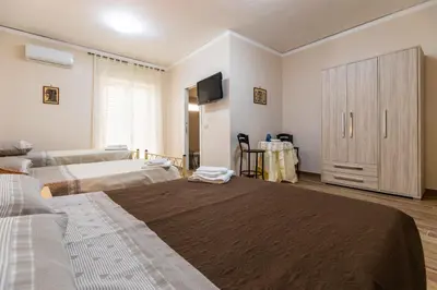 Letto o letti in una camera di Casa di Annarella