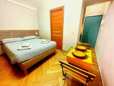 Letto o letti in una camera di Trebis