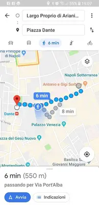 Planimetria di Arianiello Suite a due passi dal Cristo Velato