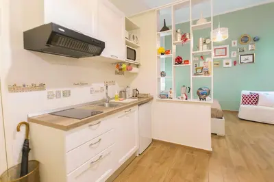 Cucina o angolo cottura di Casetta Partenopea Holiday House
