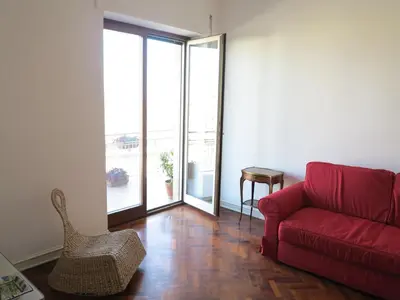 Area soggiorno di Pretty panoramic apartment - half way Center-Vomero district