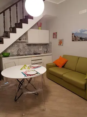 Area soggiorno di La casa di Abbi