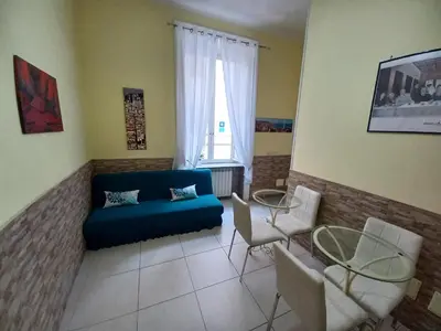 Area soggiorno di B&B Quattro Palazzi Napoli Centro