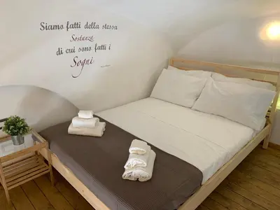 Letto o letti in una camera di Little Dream Residenza - Napoli