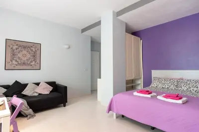 Letto o letti in una camera di FV STUDIOS Chiaia
