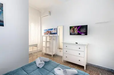 TV o dispositivi per l'intrattenimento presso Mellos B&B