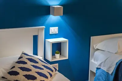 Letto o letti in una camera di Mellos B&B