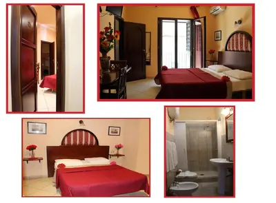 Letto o letti in una camera di B&B La Storia Di Napoli