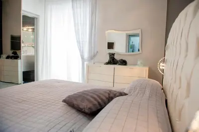 Letto o letti in una camera di Maiorani Home