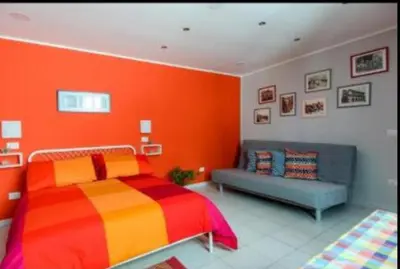 Letto o letti in una camera di Magic Napoli Green