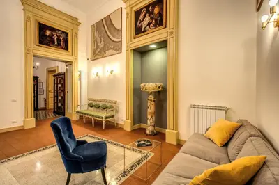 Area soggiorno di Casa Hosteno