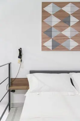 Letto o letti in una camera di Casa90 Room in Naples