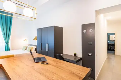 Letto o letti in una camera di Cortese