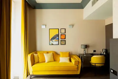 Area soggiorno di Amadomus Luxury Suites