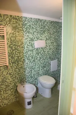 Bagno di le case della baia di Napoli