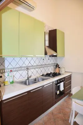 Cucina o angolo cottura di le case della baia di Napoli