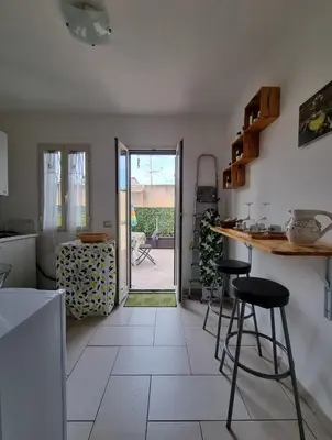 Area soggiorno di Terrazza del Santo 2,0 - La Terrazza nel cuore di Napoli