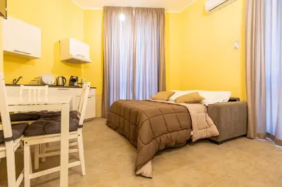 Letto o letti in una camera di B&B Trianon