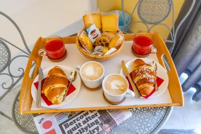 Cibo presso il bed & breakfast o nelle vicinanze