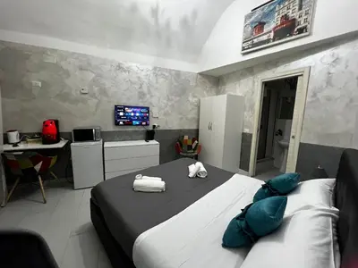Letto o letti in una camera di House Paky