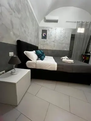 Letto o letti in una camera di House Paky