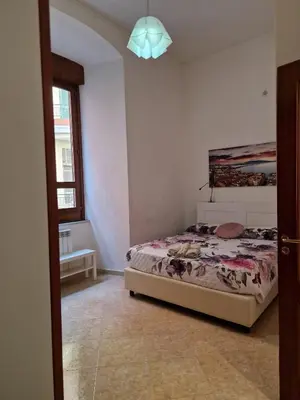 Letto o letti in una camera di Casa del Palumbo