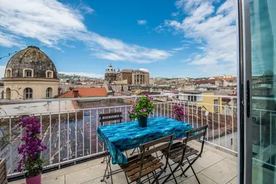 Balcone o terrazza di Relais Tribunali with panoramic terrace
