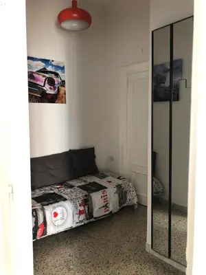 Area soggiorno di Ottieri Apartment Napoli Room&Kitchen with Panoramic View