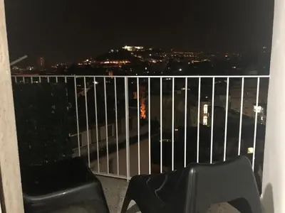 Balcone o terrazza di Ottieri Apartment Napoli Room&Kitchen with Panoramic View