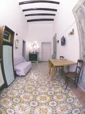 Letto o letti in una camera di Casa Antonia