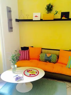 Area soggiorno di Plebiscito Loft