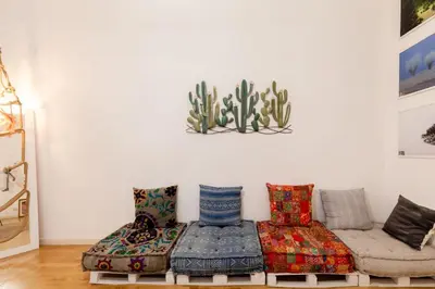 Area soggiorno di Museum Luxury Suites