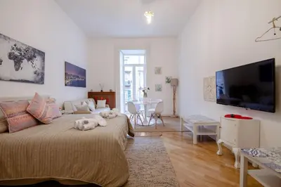 TV o dispositivi per l'intrattenimento presso Museum Luxury Suites