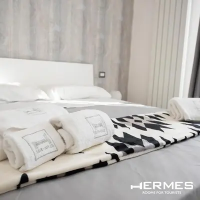 Letto o letti in una camera di Hermes rooms for tourists