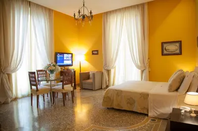 Letto o letti in una camera di B&B Orsini 46