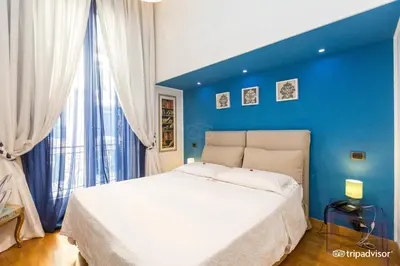 Letto o letti in una camera di B&B Orsini 46