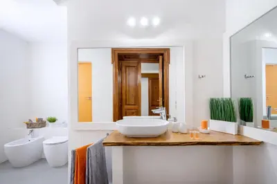 Bagno di Casa Frangiò Modern Apartment Historical Centre - Authentic Neapolitan Apartment for Families and Friends