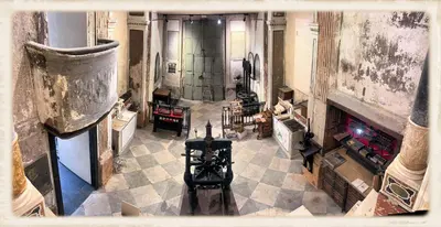 Area soggiorno di La stanza di Daria - un nido silenzioso nel cuore del centro storico