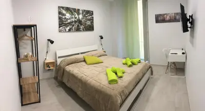 Letto o letti in una camera di B&B Priezza