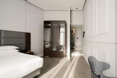 Letto o letti in una camera di The Grey