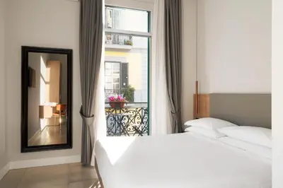 Letto o letti in una camera di The Grey