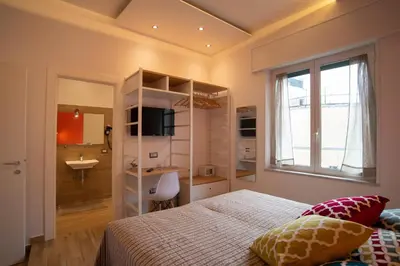 Letto o letti in una camera di Vanvitelli Domus