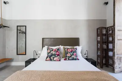 Letto o letti in una camera di Casa dei Mille Napoli