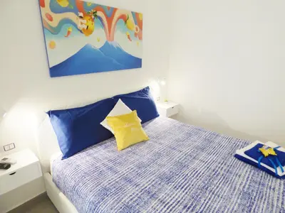 Letto o letti in una camera di B&B Lemon Flats