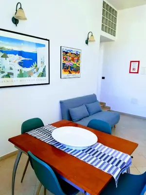 Area soggiorno di Casa di Carlo al Vomero
