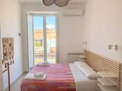 Letto o letti in una camera di Casa di Carlo al Vomero
