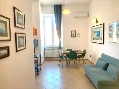 Area soggiorno di Casa di Carlo al Vomero