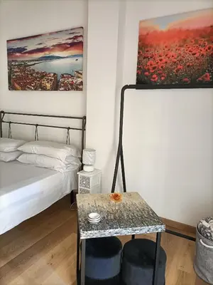 Letto o letti in una camera di B&B Da Vito a San Martino