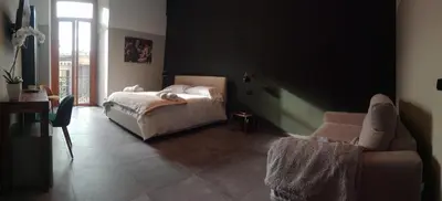 Letto o letti in una camera di Donna Lena Relais Napoli