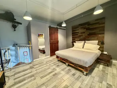 Letto o letti in una camera di La Cornice - Nel cuore di Napoli